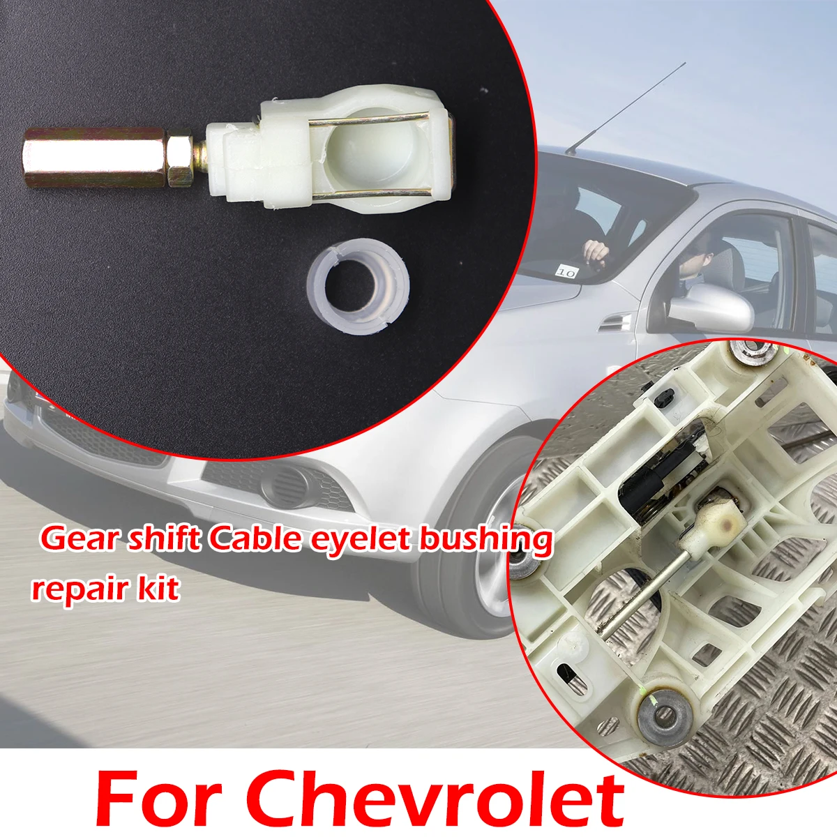 Car MT Gear Shift Cable Eyelet Linkage Bushing kit Gearbox Shifter Lever End Rod Connect For Chevrolet Matiz Spark Toyota Celica