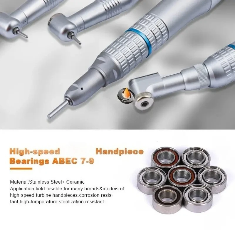 

1/2 шт. новые керамические подшипники SR144TLKZIN, высокоскоростные, пылезащитные, для ручных насадок NSK RUCA, 3,175x6,35x2,38 мм