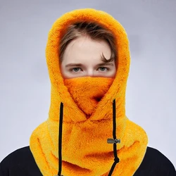 New Fashion Warm Cap Winter Men Women Hat Thermal Polar Balaclava Hat Hooded Neck Warmer Hike Cycling Cap Ski Windproof Cap