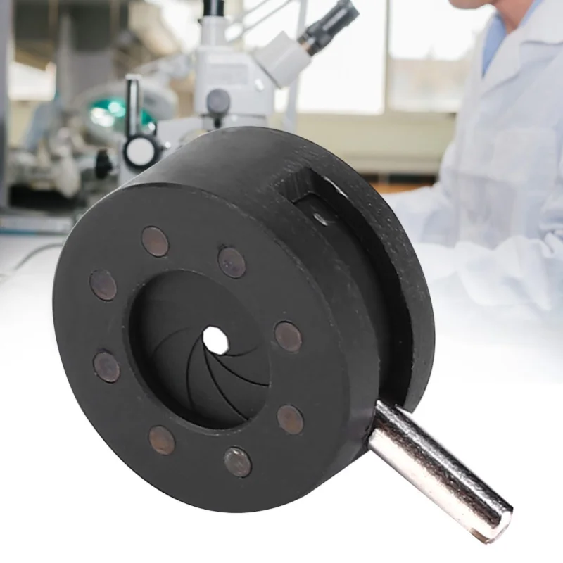 مجهر القزحية محول فتحة قابل للتعديل عدسة الحجاب الحاجز البصري للمجهر SK6-25