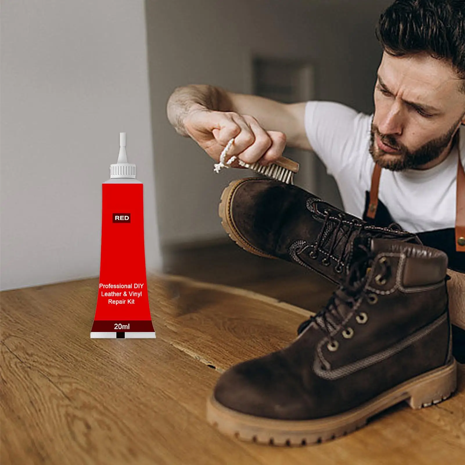 Leather Color Restoration Agent 20ml Leather Tear Repair Gel Leather Restoration Paste Repair Tool For Leather Furniture Bag