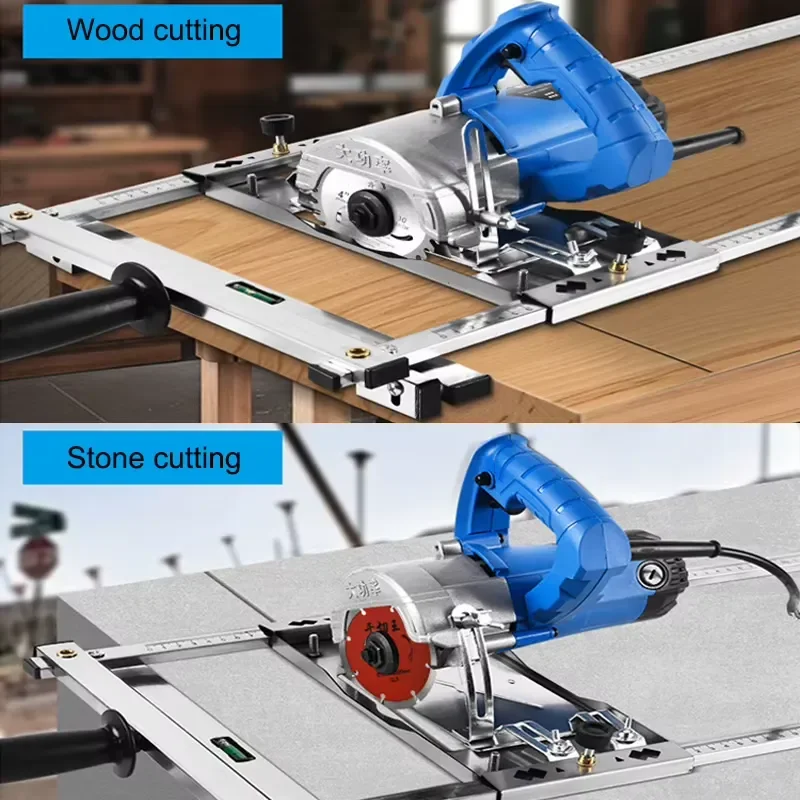 Electric Circular Saw Edge Guide 4-7 Inch Woodworking Trimmer Positioner Board Multi Function Cutting Machine Tool Accessory