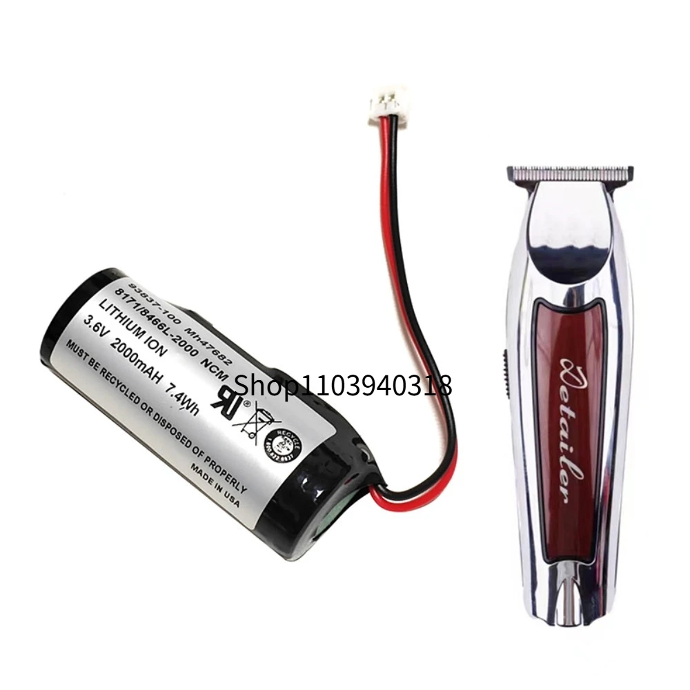 93837-100 93838-100 لـ WAHL Finale 8164 التفاصيل 8171 Finale S08164-7030 التفاصيل S08171-7090 بطارية ليثيوم 2000mAh 7.4Wh
