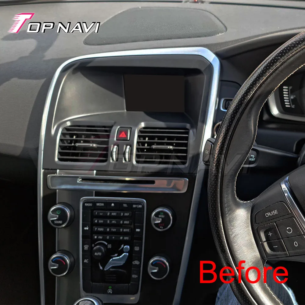 Car Android Radio for V-olvo XC60(RHD) 2009-2017 4+64GB GPS Wireless Touch Car Vertical Screen