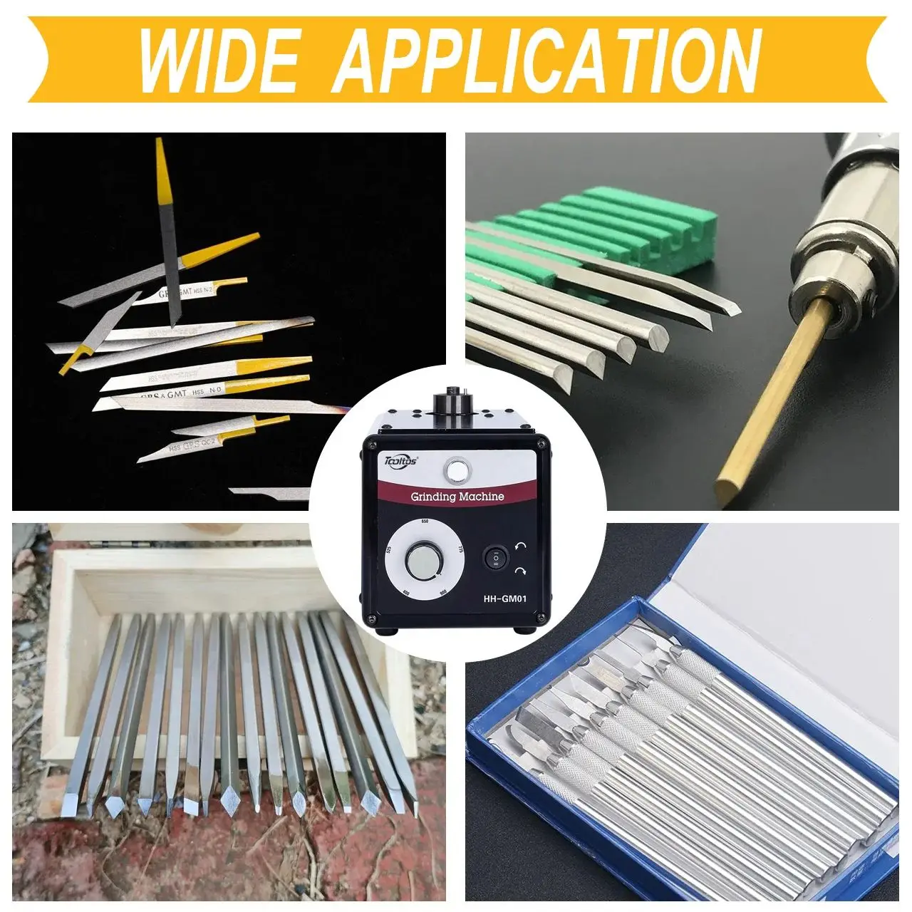 

Graver Knife Sharpener Enhanced Performance Grinding Machine HH-GM01 High Quality Jewelry Graver Knife Sharpener