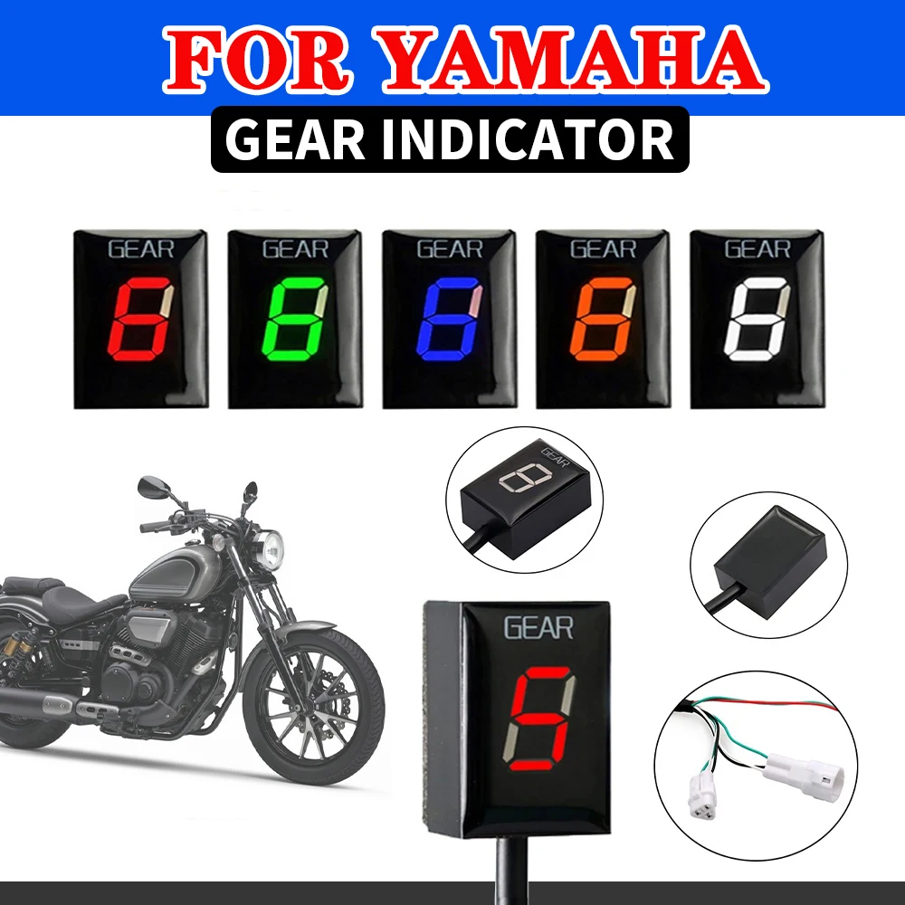 Para YAMAHA XVS950A XVS1300A Mldnlght Star XVS 950 1300 A XT660 XT660X XT 660 accesorios de motocicleta indicador de engranaje medidor de visualización