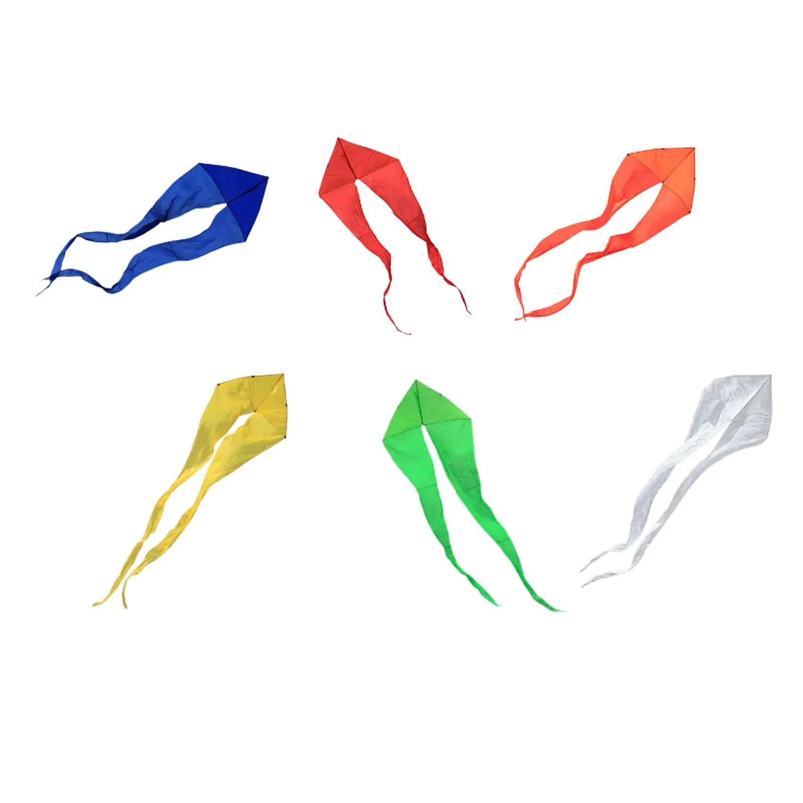 Cometa triangular con cola larga, juguetes al aire libre para parque de playa, patio trasero, niños