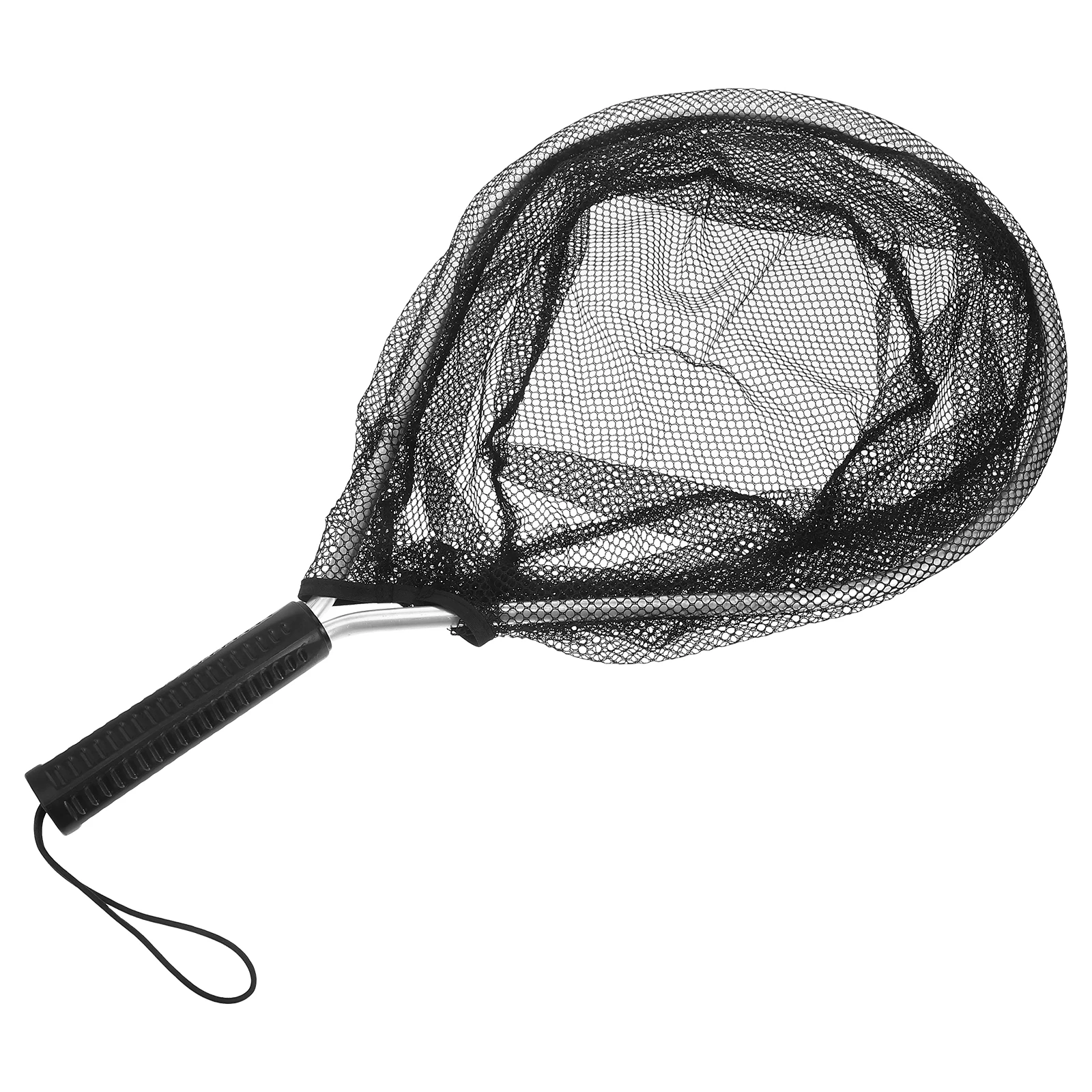 

Large Fishing Net Basket Carabiner Fly Net Freshwater Carp Trout Bass Catching Gear Fish-Friendly Wear-Resistant Fishing