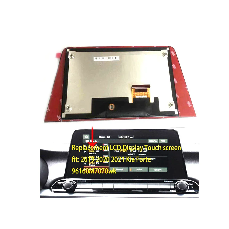 

8" LA080WV9 LCD DISPLAY TOUCH SCREEN 96160M7070WK For Kia Forte Nav Radio