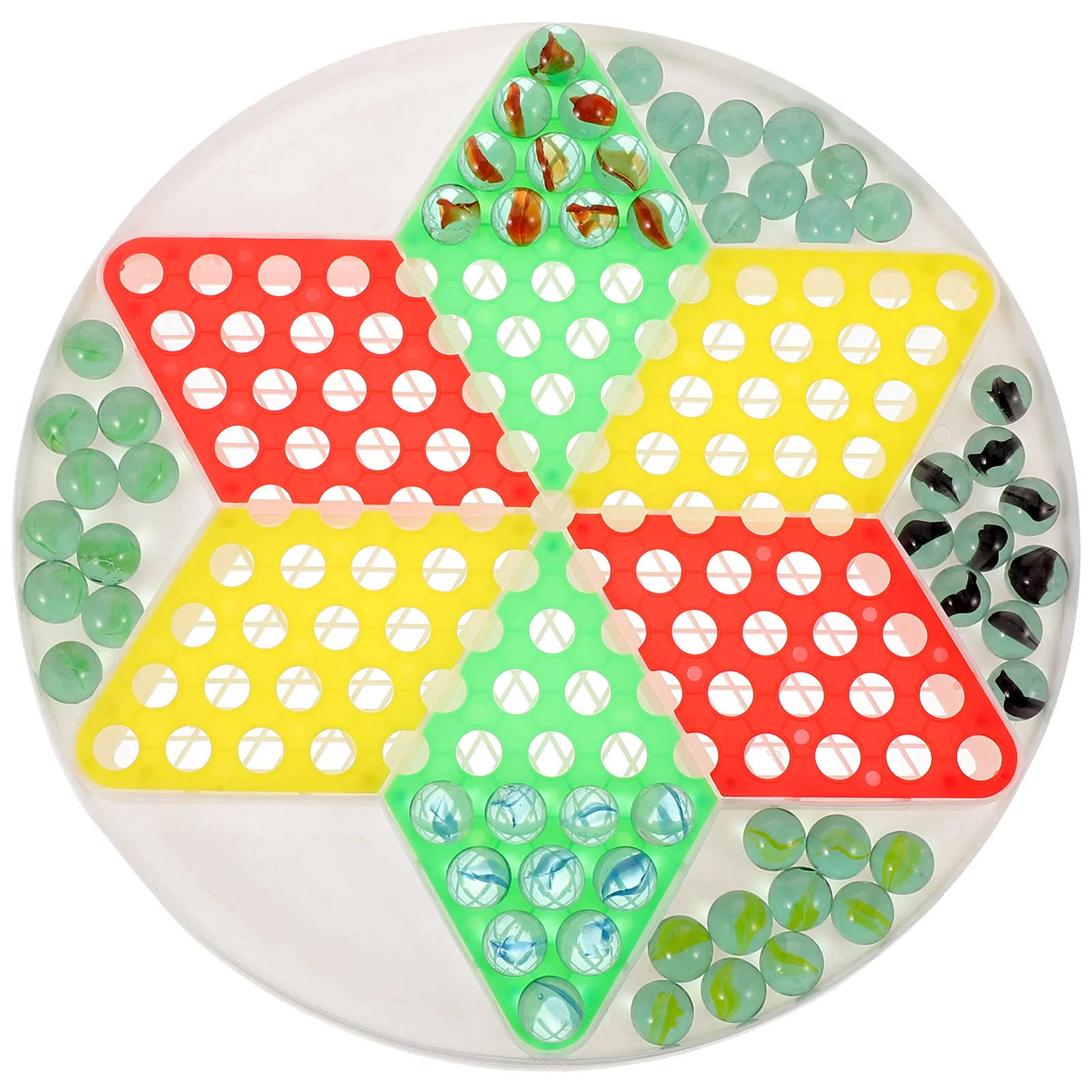 

Checkers Glass Bead Lattice Flying Chess Game for Kids Intelligence Toy Child Educational