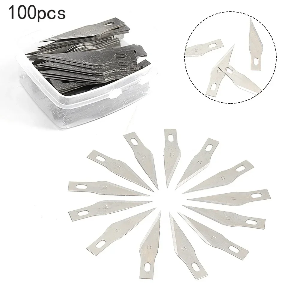 YTOM 50/100pcs SK-5 Carving Knife Wood Cutter Knifes Paper Cut Handicraft Carving Blades For X-Acto Exacto 11#