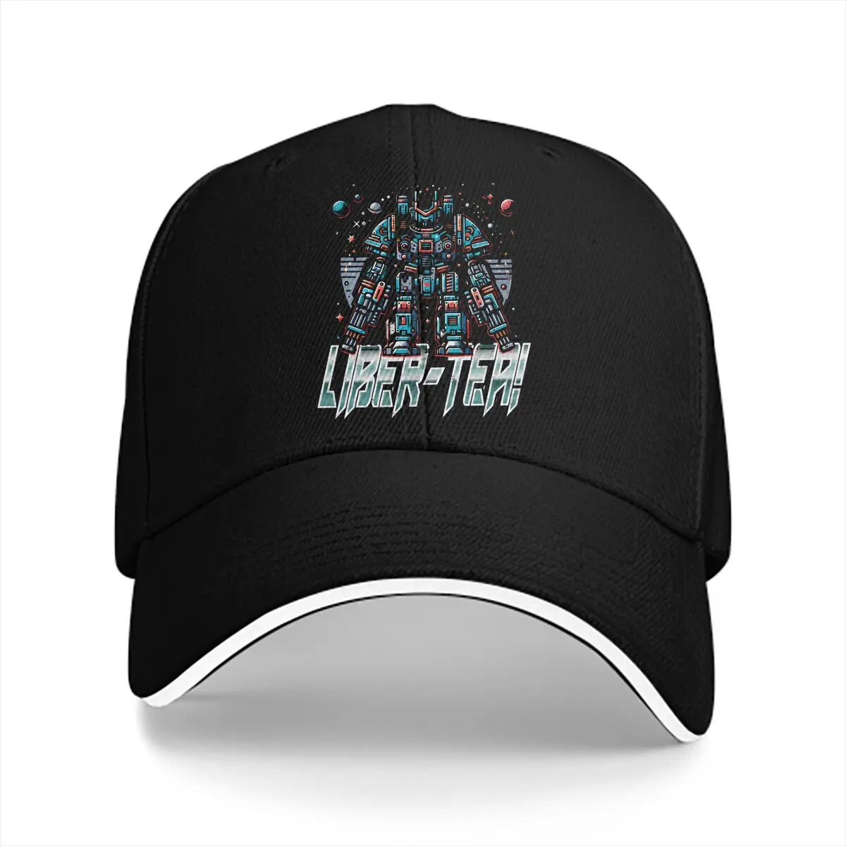 

Washed Men's Baseball Cap Liber-Tea Cool Trucker Snapback Caps Dad Hat Helldivers Golf Hats