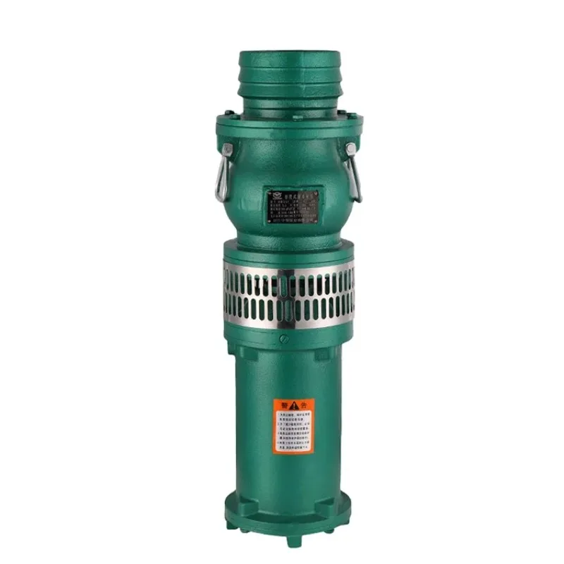 Oil Immersed Pump Three-phase Submersible Pump 380v High Lift Farmland Irrigation Large Flow Shanghai Industrial Deep Well Pump