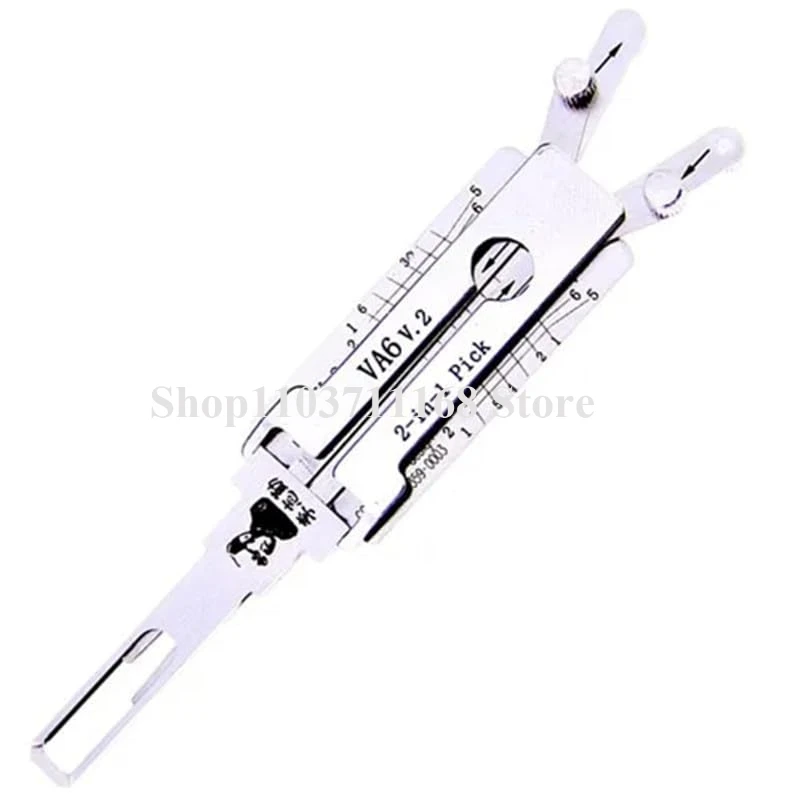 Lishi 2-в-1 VA6 Инструменты для сбора замков Автомобильные двери открываются для PEUGEOT для TOYOTA CITROEN для RENAULT для VAUXHALL/OPEL для NISSAN