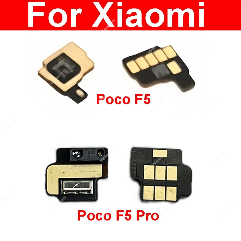 Distance Light Sensor Small Board For Xiaomi Poco F5 F5 Pro Light Distance Sensor Light Proximity Sensing Flex Ribbon Parts