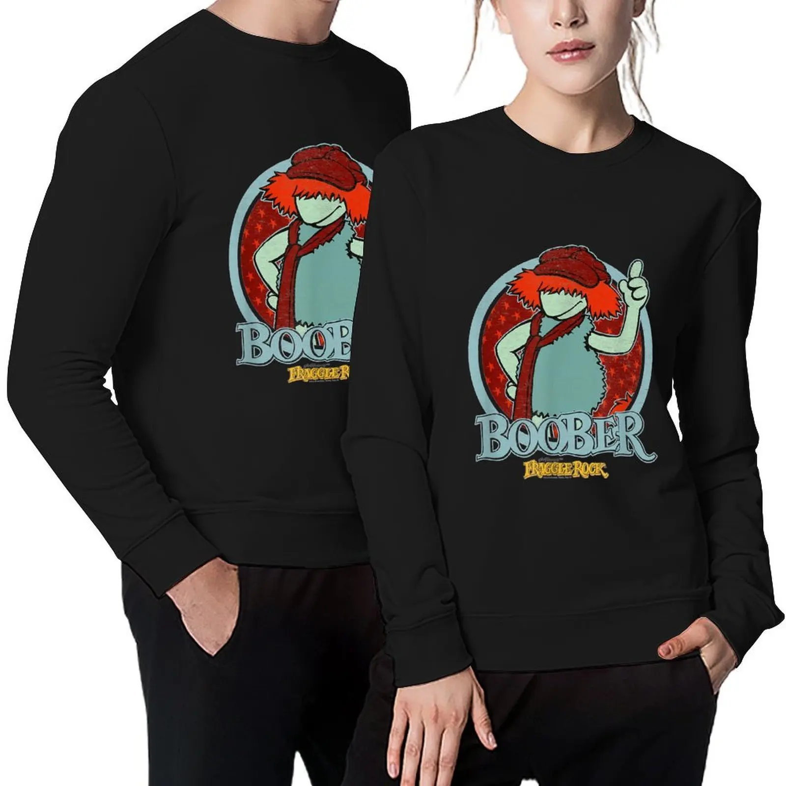 

Fraggle Rock Boober Pullover men's sweat-shirt set tracksuits tracksuit men autumn clothes aesthetic sweatshirts