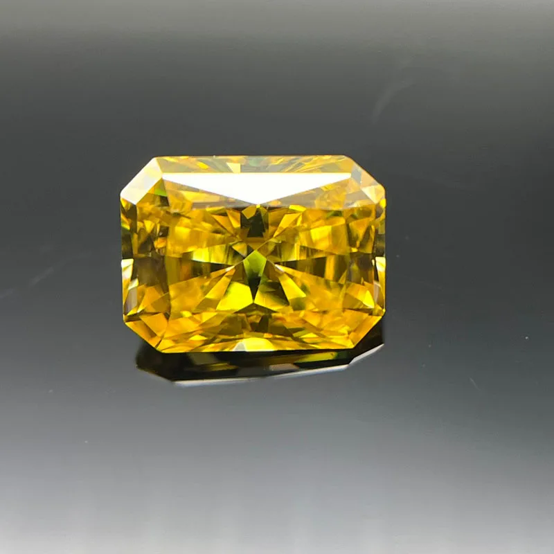 Radiant Cut  Moissanites Stone 1~5ct Wholesale 100% Actuality Lab Created  with GRA Certificate For DIY Jewelry Ring Make