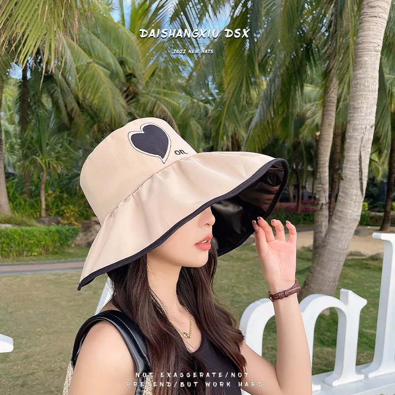 

Sunshade Hat Female Korean Version Versatile Fashion Fisherman Hat Breathable Sunscreen Hat in Summer Foreign Style Fashion