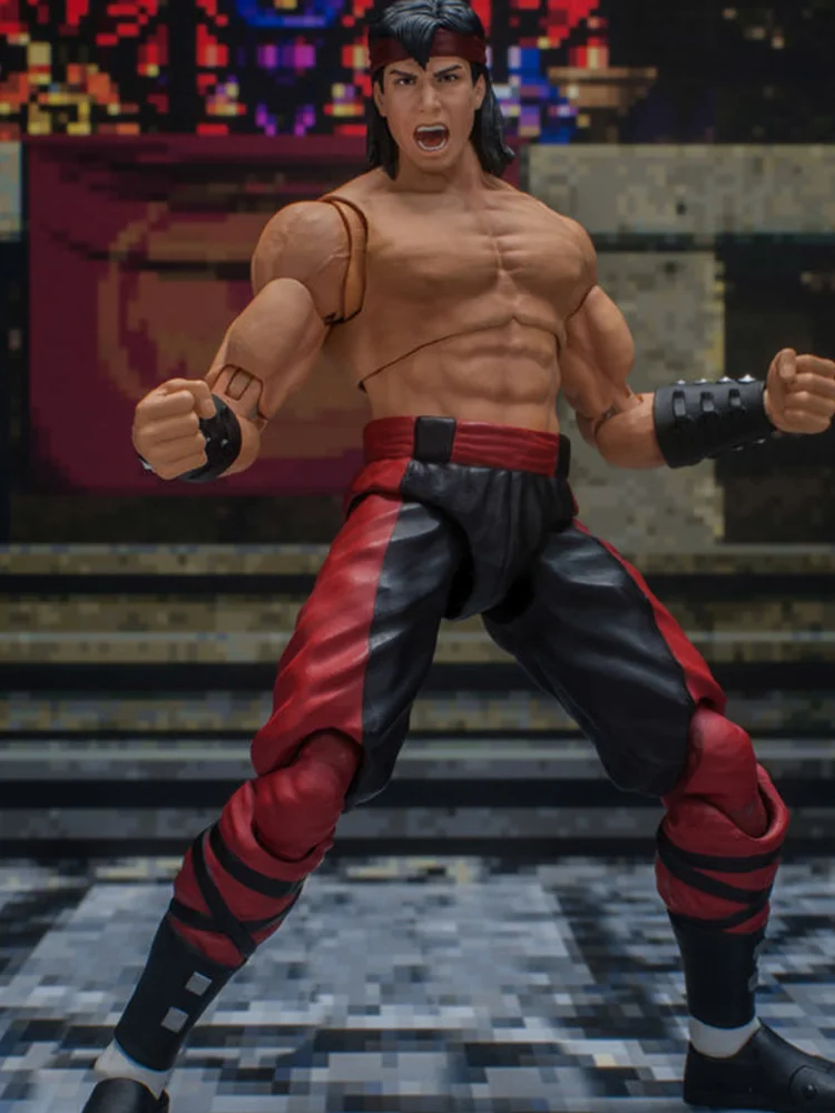 Em estoque brinquedos tempestade dcmk11 1/12 escala clássico jogo mortal kombat personagem luu kang guerreiro masculino conjunto completo 6lnch actioe figura