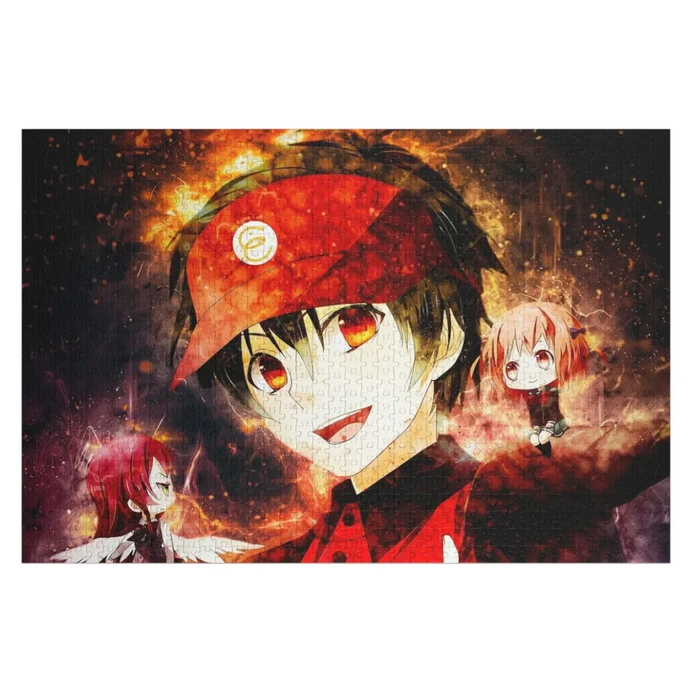 Sadao Maou The Devil is a Part-timer Jigsaw Puzzle Personalised Name Customized Gifts For Kids Personalised Jigsaw Puzzle