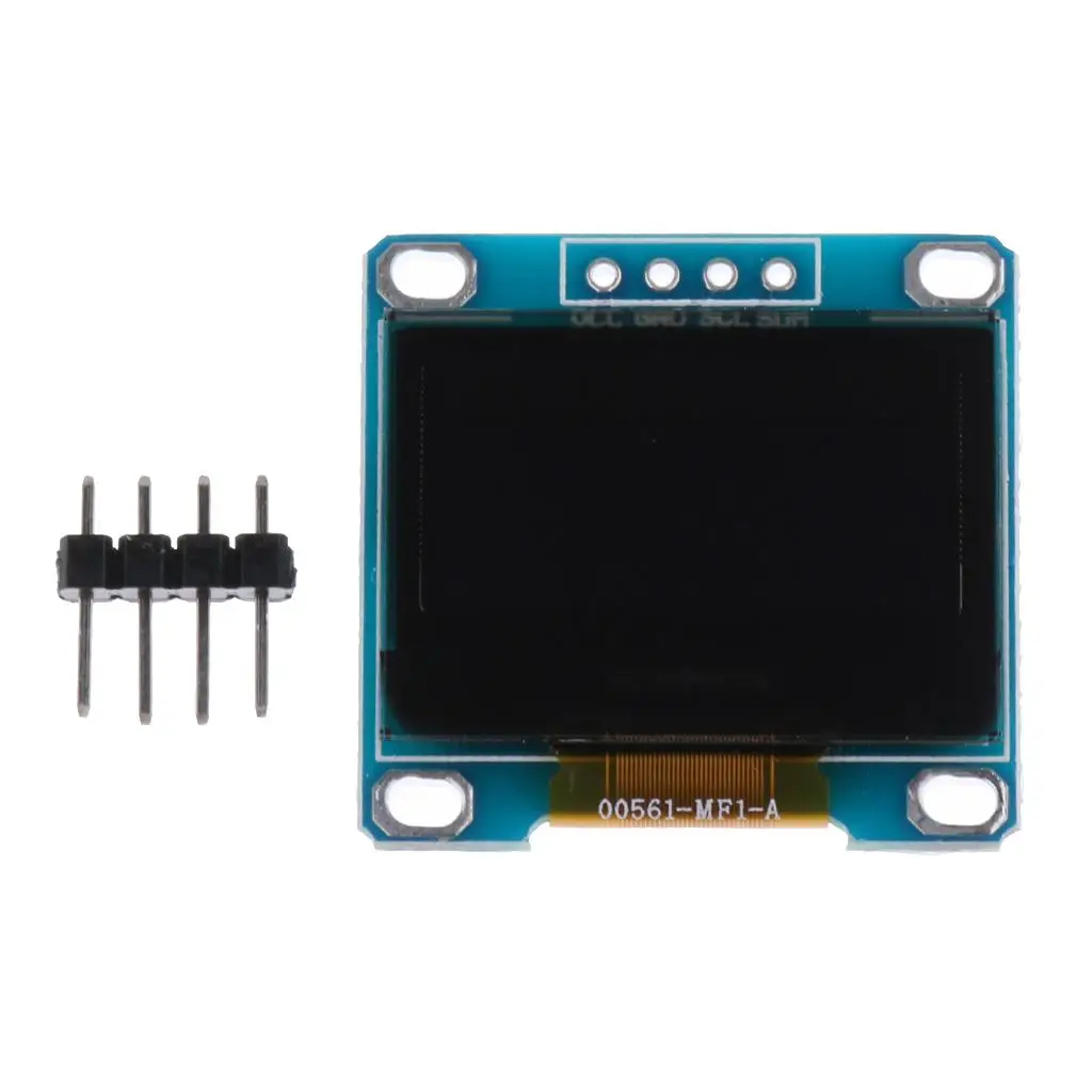 0.96인치 화면 128 x 64 OLED LED LCD 디스플레이 모듈 노란색 파란색용