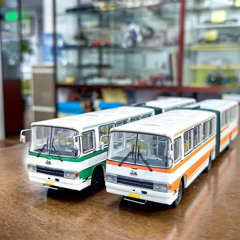 1:64 Bus Changjiang Changjiang CJ660B Articulated City Bus Alloy Bus Model Toy