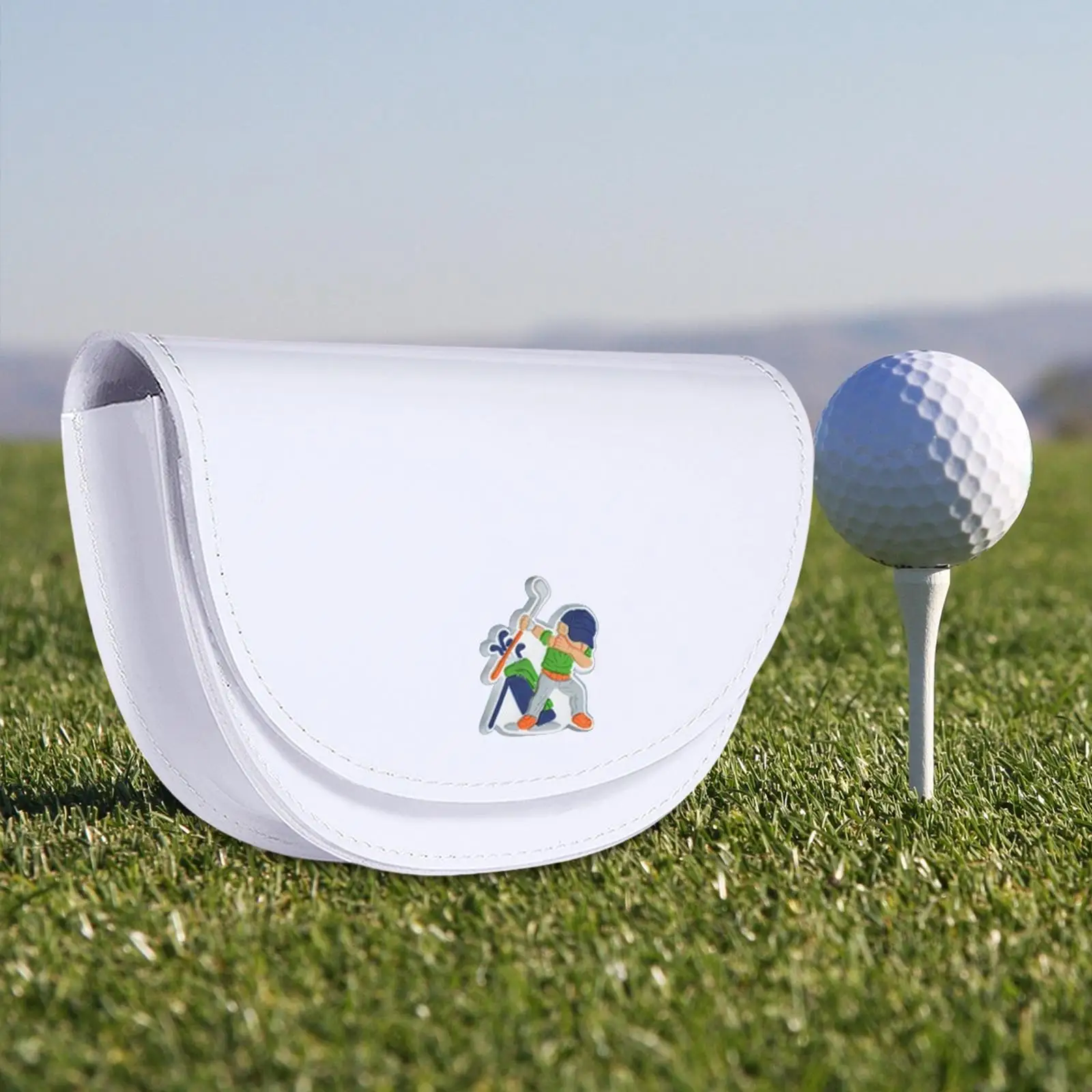 

Sports Accessories Golf Rangefinder Case PU Leather Waterproof Carrying Pouch for Outdoor Golf Ball Waist Bag for Men Women