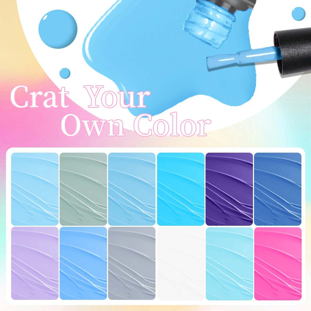 8ml nail polish glue nail salon hot color popular color special high-end store nail polish whitening durable firm set