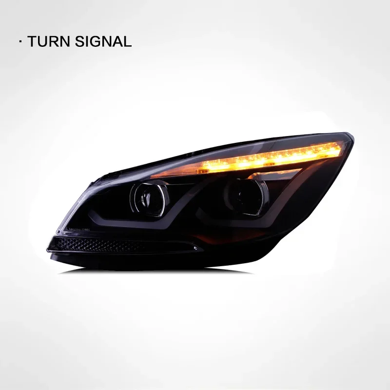 سيارة LED المصباح ضوء الجمعيات لفورد كوغا 2013-2016 السيارات الضباب DRL الفرامل بدوره مصباح إشارة التوصيل والتشغيل #3