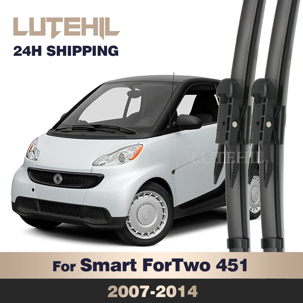 

For Smart ForTwo W451 2007-2014 2008 2009 2010 2011 2012 2013 Wiper Front Wiper Blades Windshield Windscreen Window 23"+21"