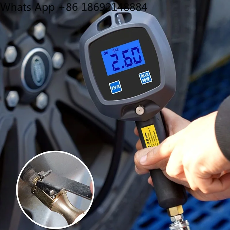 Car tire inflation barometer digital display meter tire pressure inflation meter