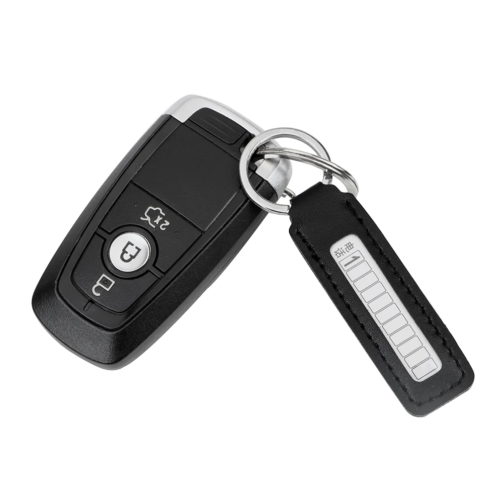 For Car Keychain Car-styling with Anti-lost Phone Number Plate Keys Ring Auto Vehicle Key Card Keyring Keychain Accessories