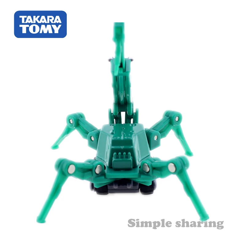 Takara Tomy Tomica No.63 Maeda Seisakusho Mini Crawler Crane Mould Diecast Miniature Car Baby Toys Magic Crane Model Kit