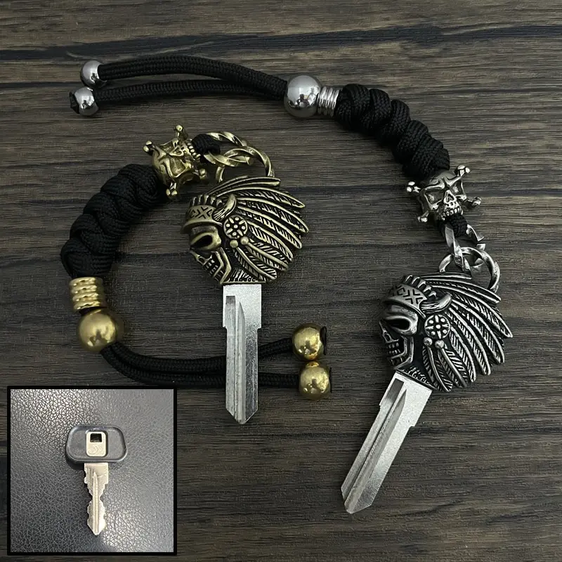 

Мотоциклетный эмбрион с необрезанным лезвием, пустой ключ для мотоциклов Indian Scout, сменные аксессуары 2013-2022