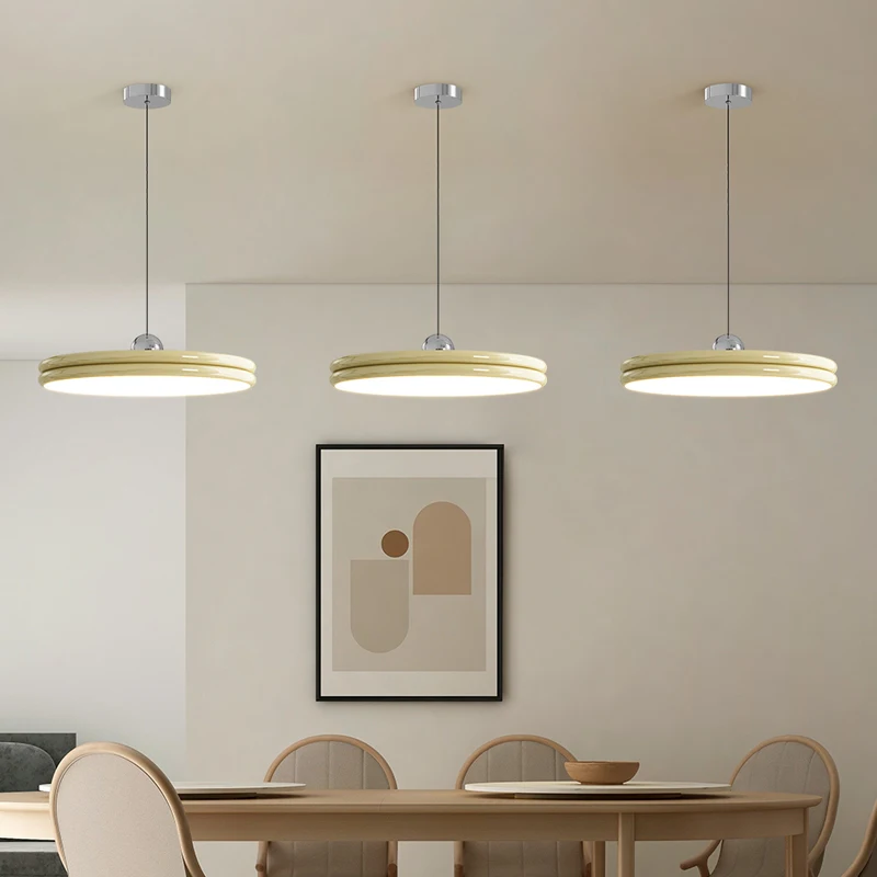 

Round island lamps Modern chandelier lights for Dining table LED Pendant Lights Cord Indoor lighting Hanging Lamp home decor