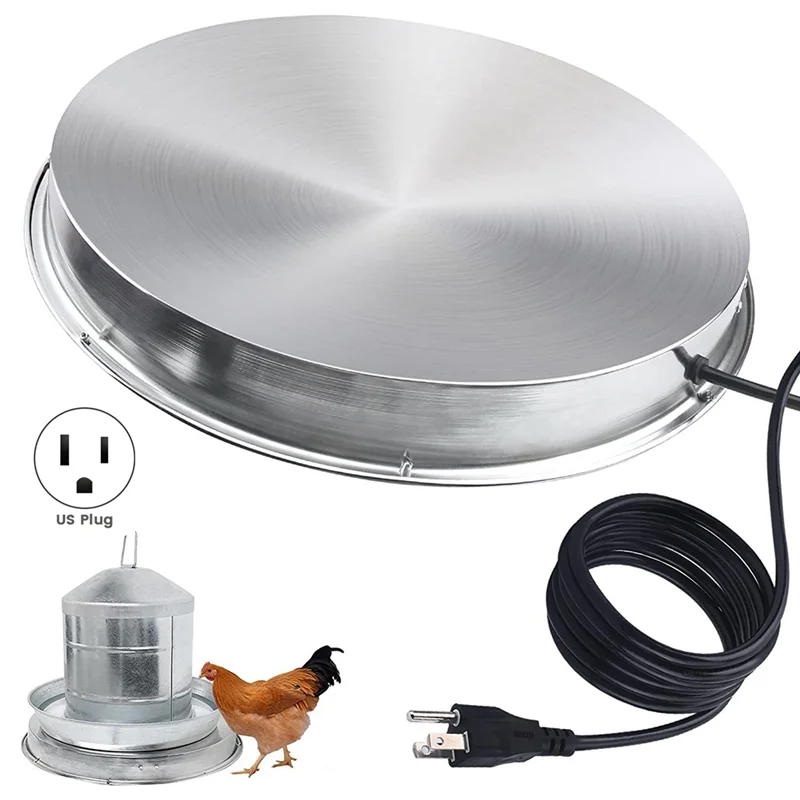 AAAC-Drinking Bucket Heater Chicken Heater Poultry Farming Bucket Heating Base Ice Melter