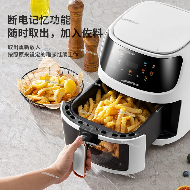 

Многофункциональная бытовая аэрофритюрница Visual с сенсорным цветным дисплеем, объемом 5 литров