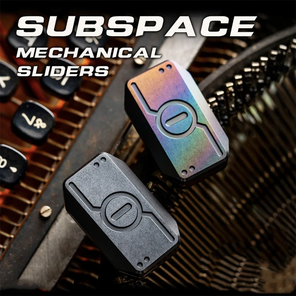 ของเล่นสลайд์เมคานิคอลแบบซับสเปซ ฟิดเจ็ตสปินเนอร์ ของเล่น EDC บรรเทาความเครียด ของเล่นสปินเนอร์สำหรับมือ บรรเทาความวิตกกังวล ของเล่นเสริมพัฒนาการทางประสาทสัมผัส