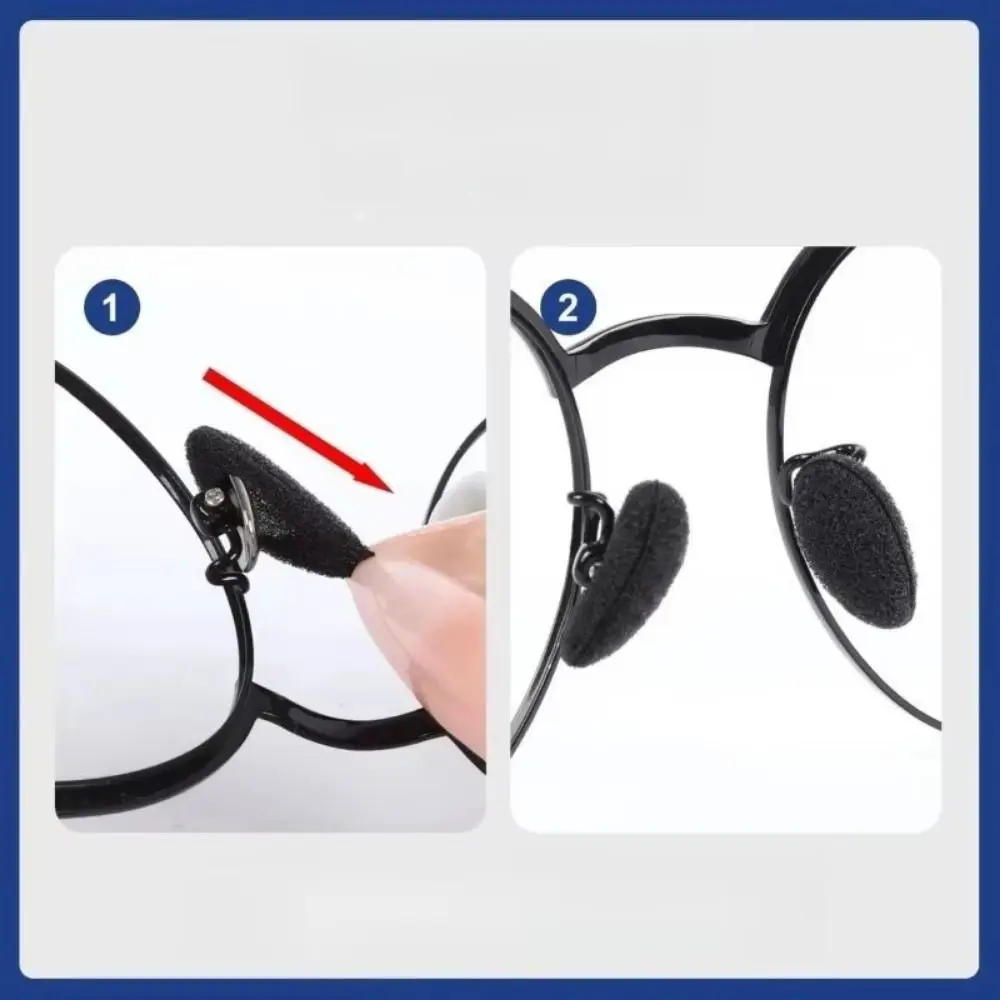 30Pcs Soft Foam Glasses Nose Pads Anti-slip Cover Protection Sunglasses Nose Pads Covers Reduce Indentation