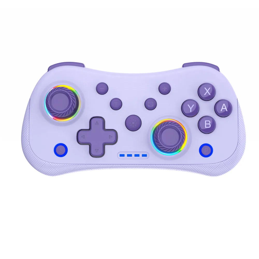 جديد TK-7051 Bluetooth5.0 قاعة وحدة تحكم ألعاب صغيرة لاسلكية للتبديل أندرويد IOS PC فوز الإضاءة RGB الاهتزاز المزدوج