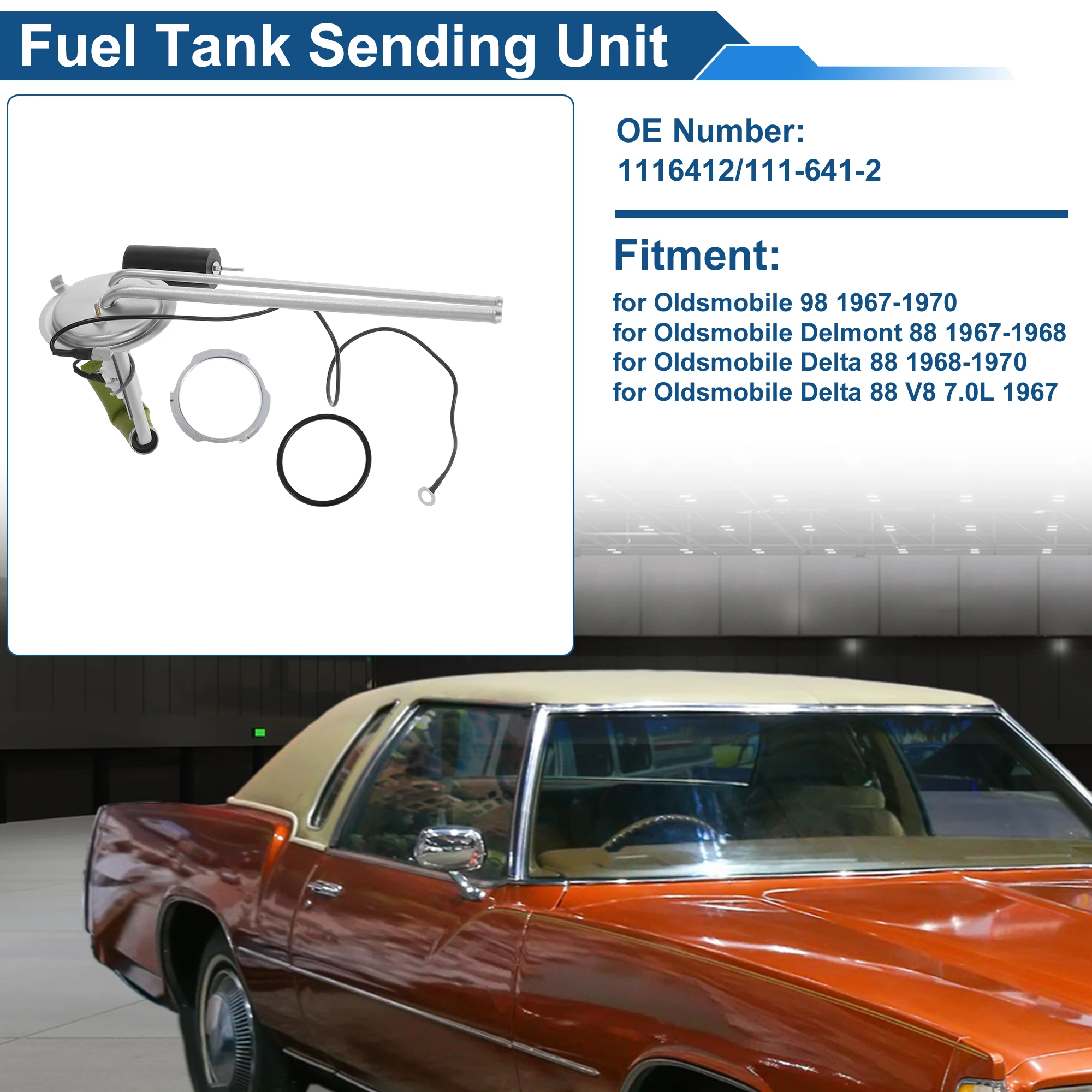 

X Autohaux Fuel Level Sending Unit Module for Oldsmobile 98 1967-1970 No.1116412