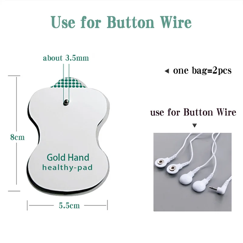 10 teile/los Selbst Klebe Elektrode Pads für Tens Akupunktur Digitale Therapie Maschine Muscle Stimulator Abnehmen Elektrische Massager