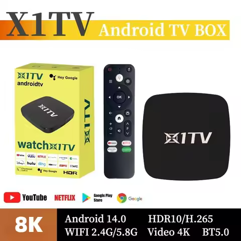 Wholesale X1TV TV Box Android 11 Amlogic 4GB 64GB HD 4K Wifi BT Media Player Set Top Box YouTube IPTV Google Certified Netflix