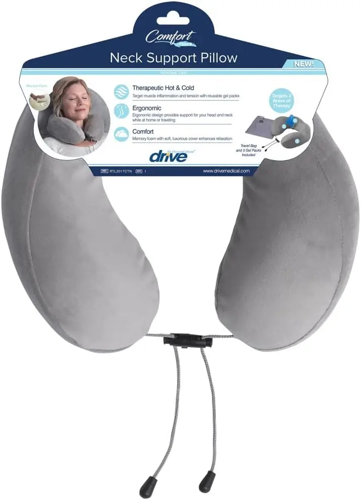 

Подушка для поддержки шеи Comfort Touch, серая