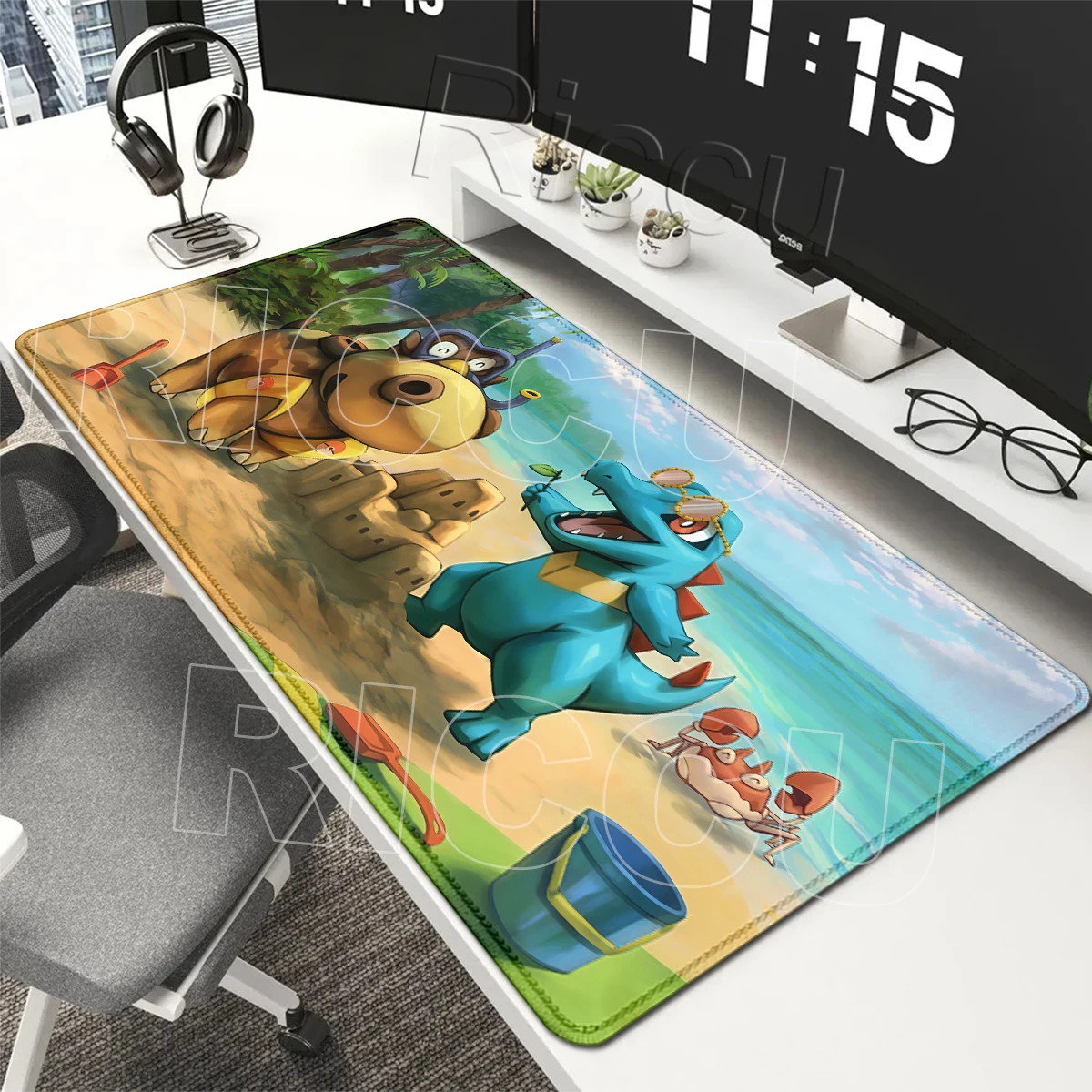 Grand tapis de souris Pokemon  - Gaming Keyboard Typewriter avis et prix
