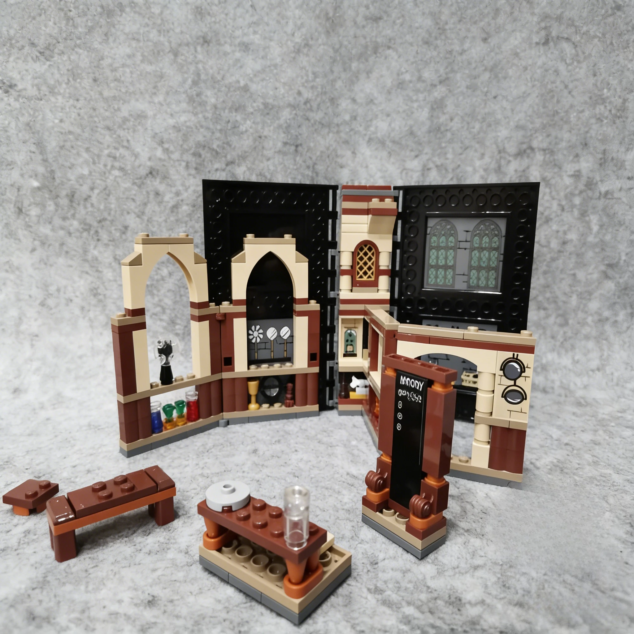 مجموعة من 6 كتب سحرية، مكعبات بناء هدايا الفصول الدراسية السحرية، ألعاب هدية للأطفال، مكعبات بناء، 76385 76384 76383.