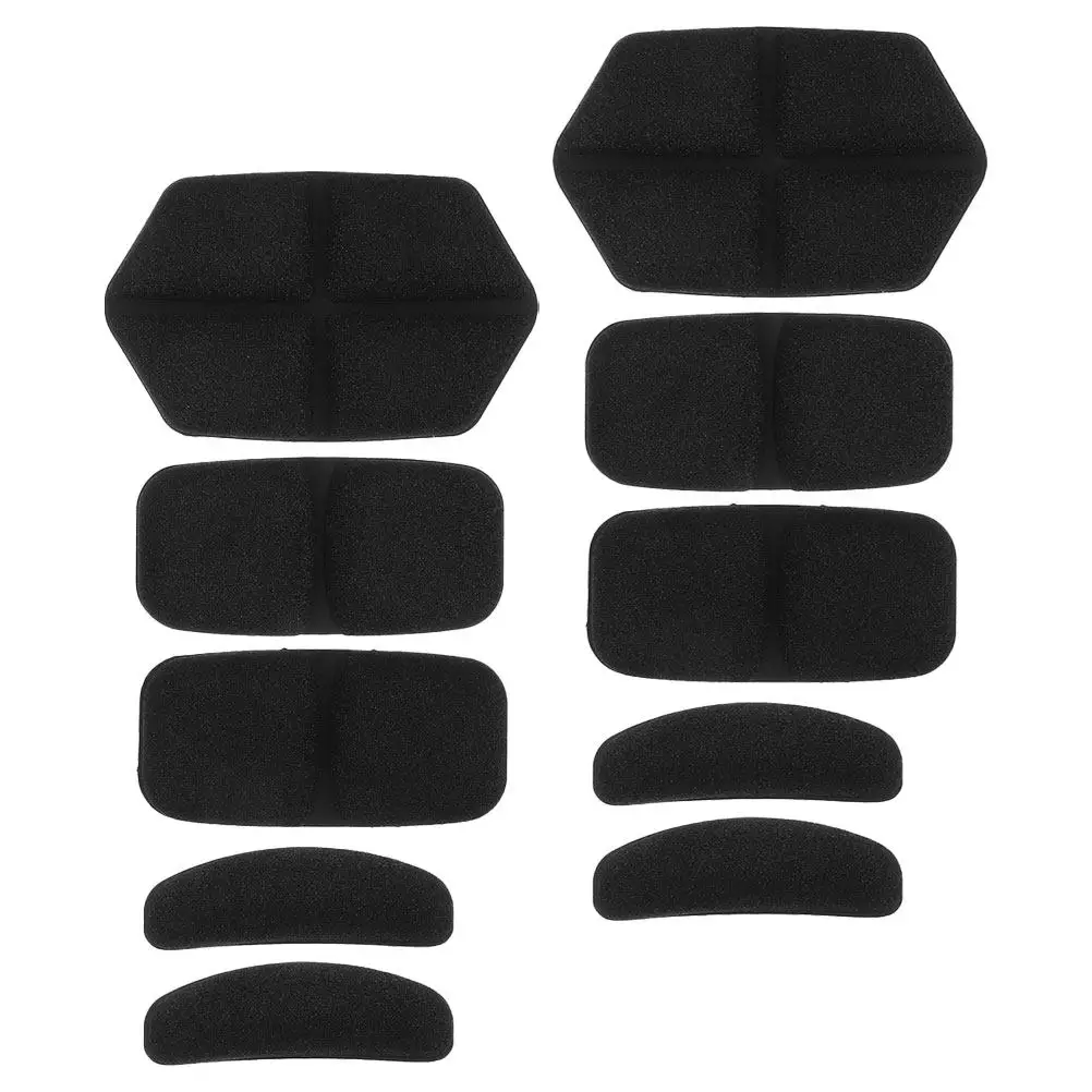 10Pcs Cycling Padding Inserts Self-Adhesive High-Density Foam Breathable Washable Bike Liner Pads Comfort Fit