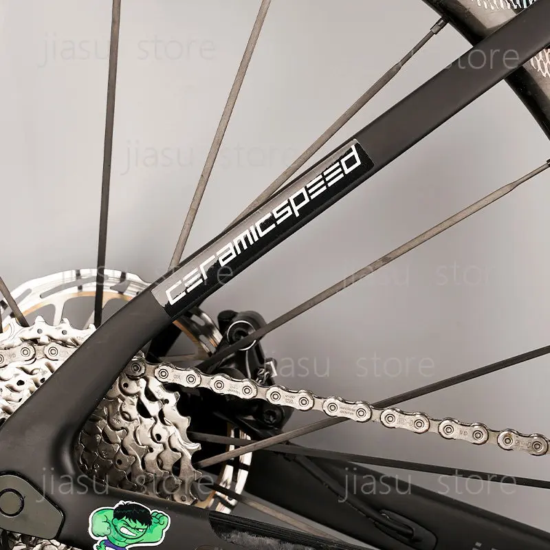 Full Sheet Decal For CS Ceramic Bearing Lightning Wheel Set Road Bike Frame Decorative Stickers