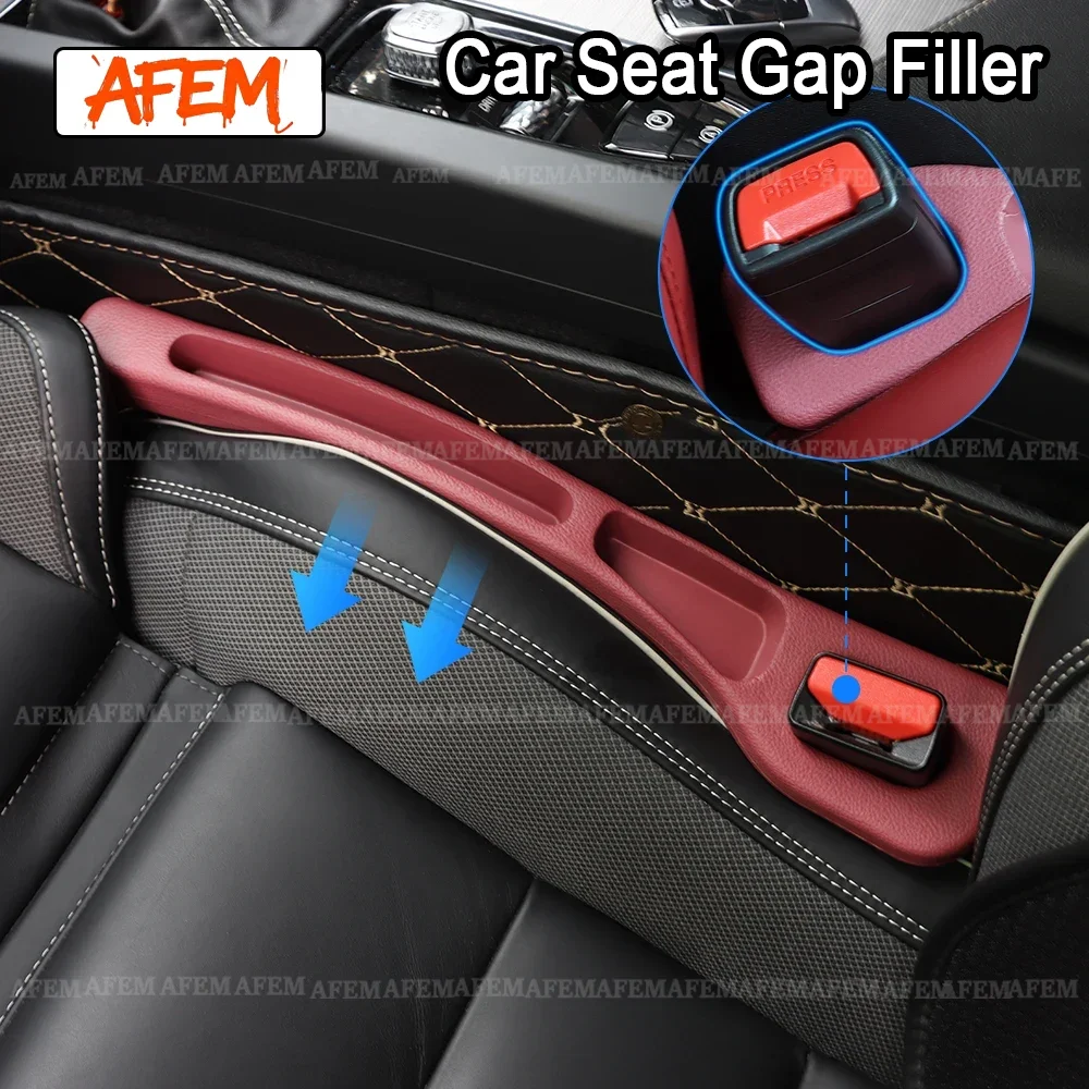 For Hyundai Sonata Nexo DN8 Santa Fe TM Tucson NX4 Staria Ioniq Car Seat Gap Plug Leak Proof Strip Seam Storage Box Cushion