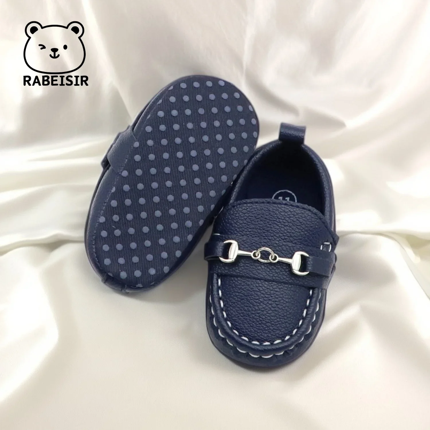 أحذية أطفال رجالية، أحذية فول ريترو، أحذية مشي للأطفال، 6-12-18 شهرًا، نعل ناعم، مضادة للانزلاق، قابلة للتنفس